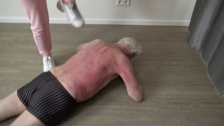 Femdom Austria: 家庭帮助的老殴打奴隶！