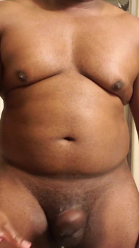 The End of a Long Black Cock Wank