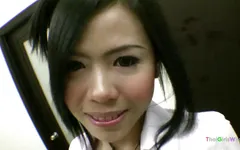First Time Thai Amateur Gets Healthy Nut on Her Tongue