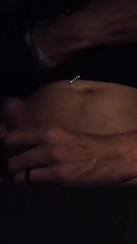 Wife Drives Me Around Town While I Jerk My Cock with My Tits Out