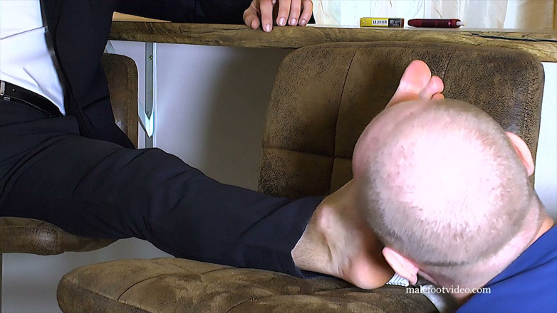 Czech male foot: Corporate Dominance: Businessman Boman Demands Total Foot Worship