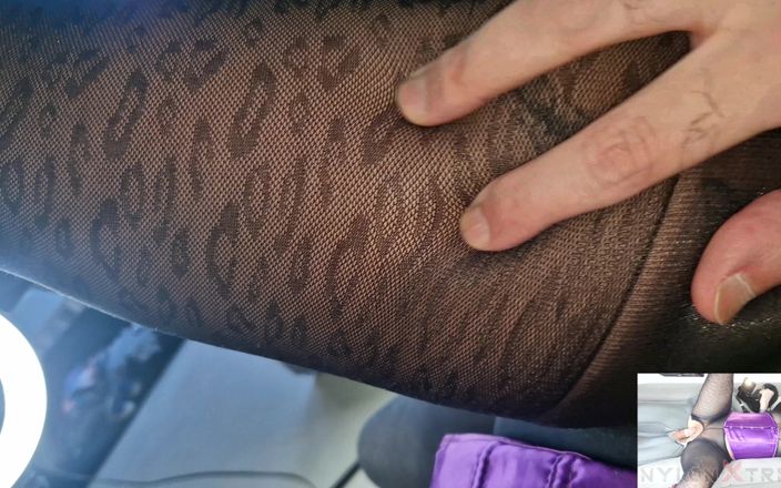 Nylon Xtreme: देखने का बिंदु katy kat तेंदुआ नायलॉन एनकैसमेंट