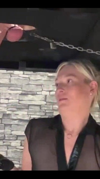 I Always Ruin His Orgasms on the Milking Table