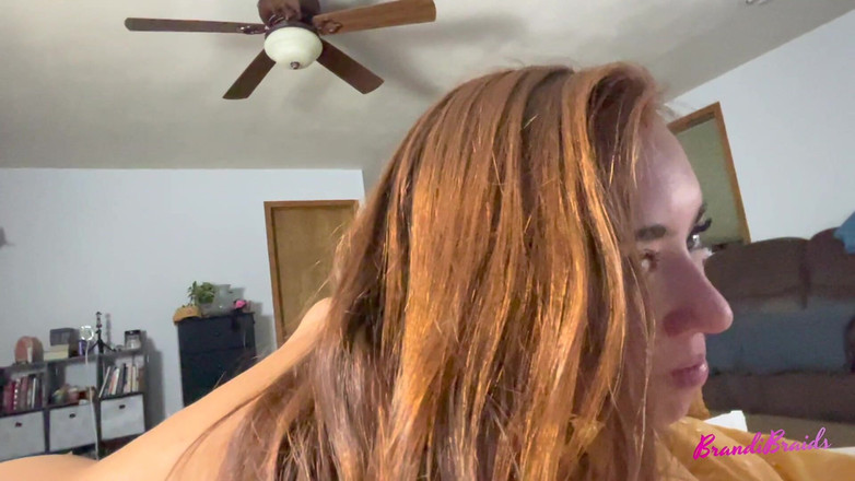 BrandiBraids: 我和继父一起看了一部可怕的电影