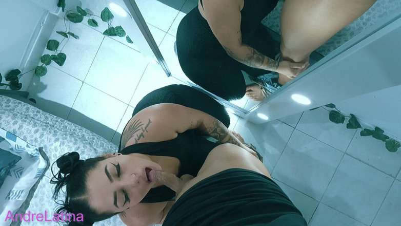 Gatita latina: 上班前口交