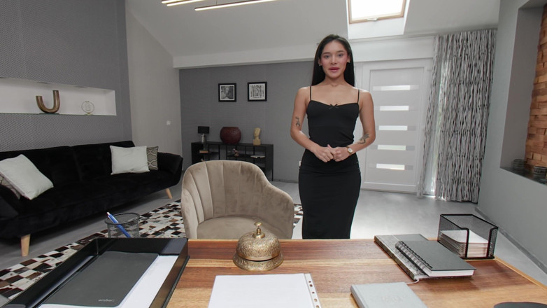 VR pornnow 2D: Personal Secretary Starring Carolina Guerrero