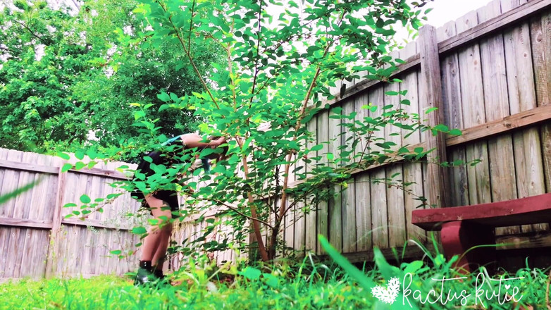 kactus kutie: Mulberry ağacımın yanında işiyorum