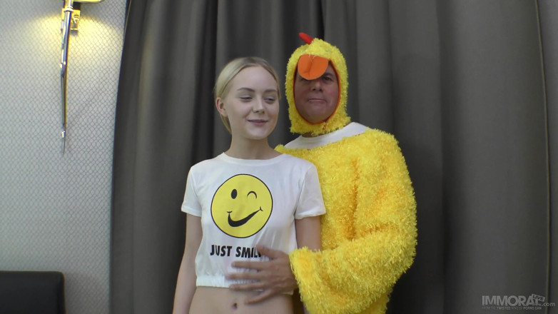 Immoral Live: Emily Cutie Gives Up Her Teenage Asshole to a Man...