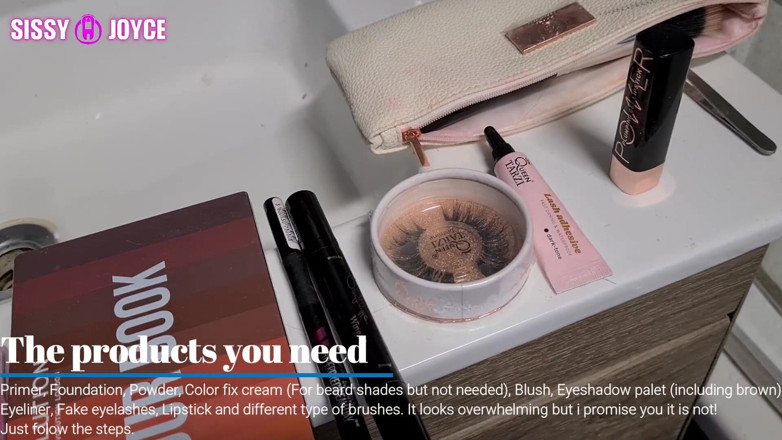 Sissy Joyce: Make-up-tutorial für sissies