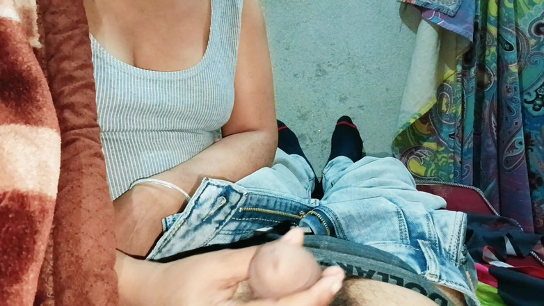 Sexy_girl_nehu: Indyjski Bhabhi Hard Non Stop Obciąganie i ręczna robota Jej...