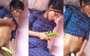 Nasty Chili: Cô gái Ấn Độ hứng tình thủ dâm với âm hộ đầy tinh dưa...