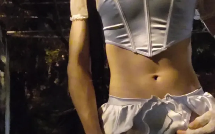 NotAFuta: Dressed as Bride and Cinderella and Caught by Strangers