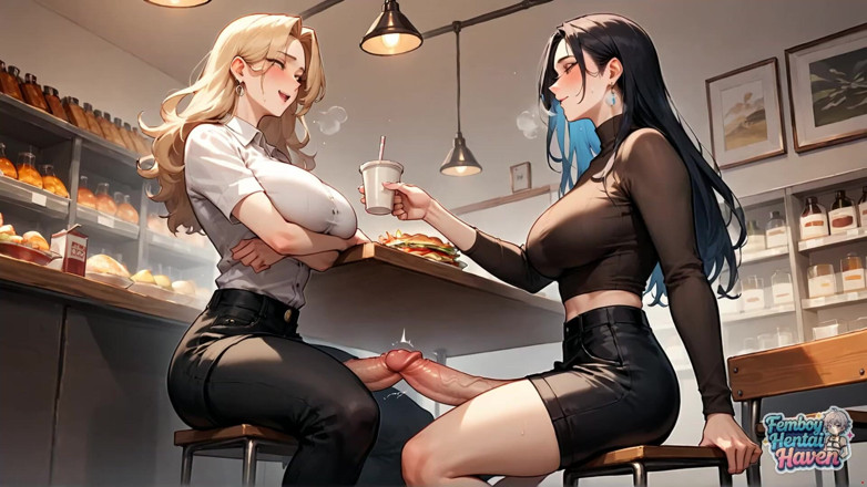 Femboy Hentai Haven: Neuvěřitelné porno transvestitní šukací děvky Stříkání do dezertní mísy během lekce...
