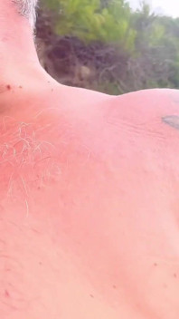 Captain Cave Man Has Hands Free Orgasm After Cave Dwelling