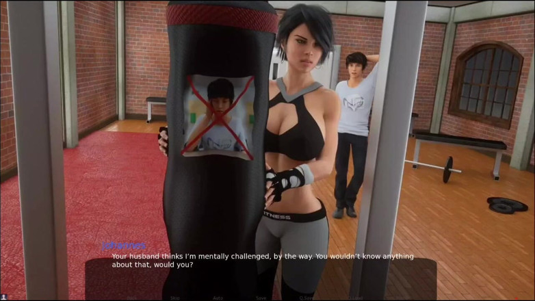 Johannes Gaming: Milfy city - 36 follando a Celia en el baño - Caroline y...