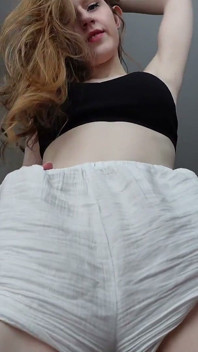 Striptease En Vingerzetting Masturbatie