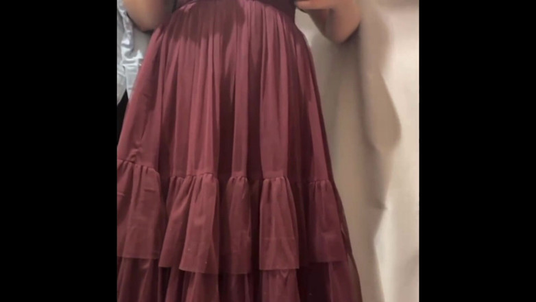 JuiceLussie: Risky Fucking. Fitting Room Masturbation. Pussy Close up. Squirting. Masturbate...