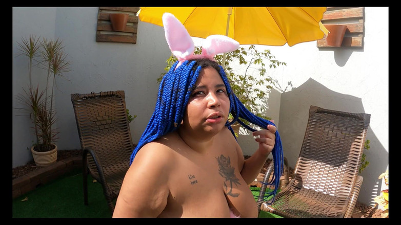 Chubbybigbusty: Het krostige konijntje wil niet stoppen met haar poesje te...