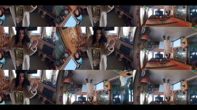 MilfyCalla: Gouden jurk, bont en rokend harig poesje, diepe pijpbeurt en...