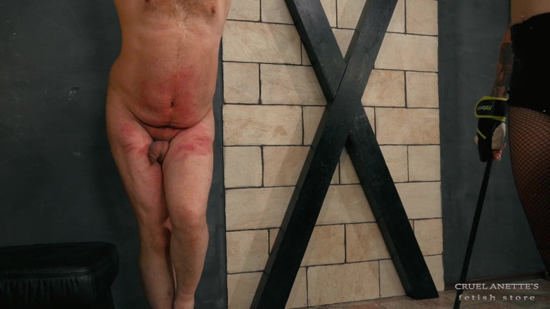 Cruel Anettes fetish world: Hard CBT with Riding Crop