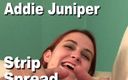Edge Interactive Publishing: Addie Juniper; dezbrăcare, întindere, masturbare