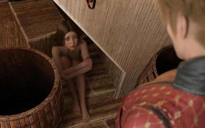 Adultgameplayvideos studio: Şehvetli yolculuk #1 Clyde gemide köle bir kız buldu