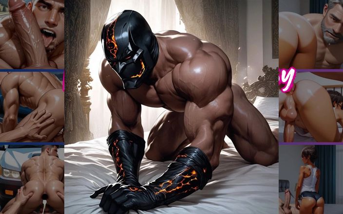 Real narrated fantasy: Ai Zamaskowany gej cosplay gay porno