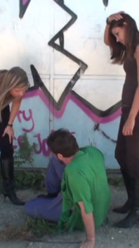 Melady and Cindy Dominate and Humiliate Slave Joschi
