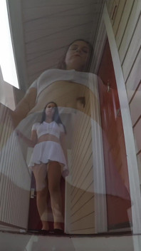 Addie Juniper - Out Door up the Skirt 2016 4K