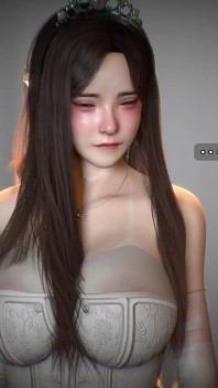 Awek fantasi bertubuh penuh - hentai animasi 3D