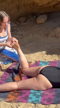 Venerare de picioare pe plajă. Vacanța de vară în Africa de Sud, partea 2