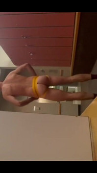 Parading in My Jock at the Gym!