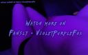 Violet Purple Fox: My Stepsister Gives Me the Best Anal Fuck of My...