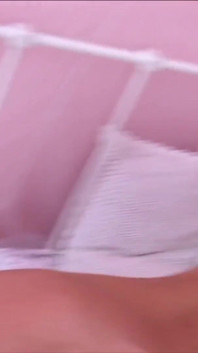 Blue-eyed Ivilina in white panties makes a movie