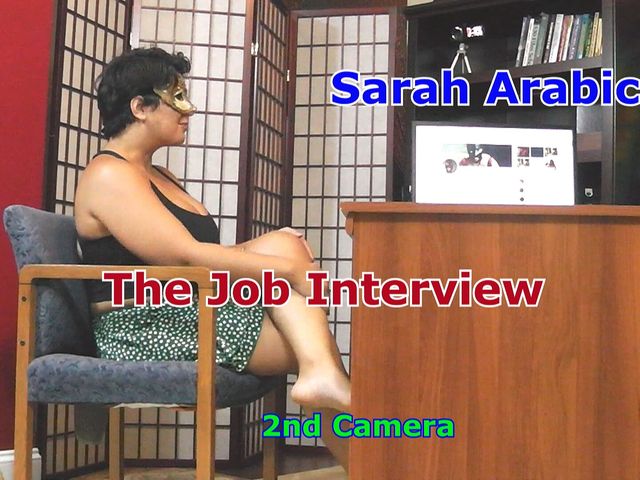 Sarah Arabic the Job Interview 2nd Camera (Average Joe xxx)