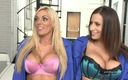 Estelle and Friends: Sensual Jane and Stacey Saran in FFM threesome