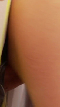 Fishnet MILF fucked from a hard cock in gloryhole