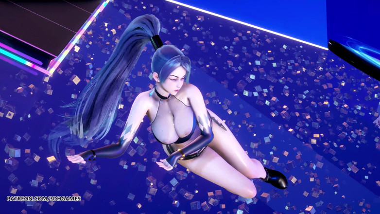 3D-Hentai Games: [MMD] (G)I-DLE - LATATA Kaisa hot striptease league of legends KDA 4K 60FPS