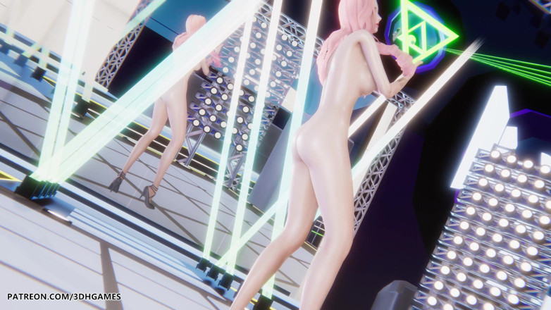 3D-Hentai Games: MMD TWICE - I Can't stop Me セラフィン セクシーなストリップティーズ リーグ・オブ・レジェンド 変態 無検閲