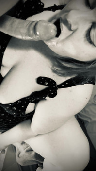 I Suck Him and Make Myself Cum with My Fuck Machine