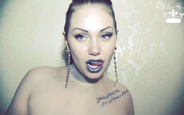 Goddess Misha Goldy: Blaue vagina-lippen riechen und anbetung