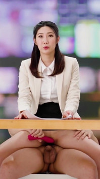 Prezentatoarea asiatică a știrilor a fost futută în timp ce transmitea.