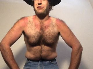 Adam Castle Solo: Cowboy geeft zonnebrand lichaam homo Joi