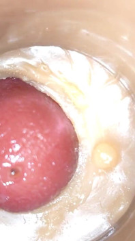 Kamera 4k dalam sudut pandangan pertama Cervix dubur, Cuckold kecil oleh 'pasangan gergasi', pancutan mani dalam dubur dan creampie - Asmr