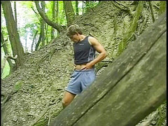 Boy Zone: Amateur boy masturbating in the forest