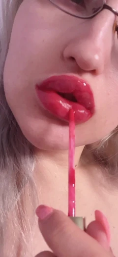 Red Lipstick Gloss Is Captivating