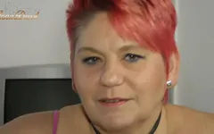 Annadevot - Dildofun em meias de látex
