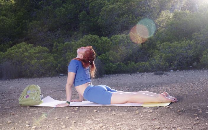 Sheryl X: Outdoor Forest Yoga with Happy Baby Pose!