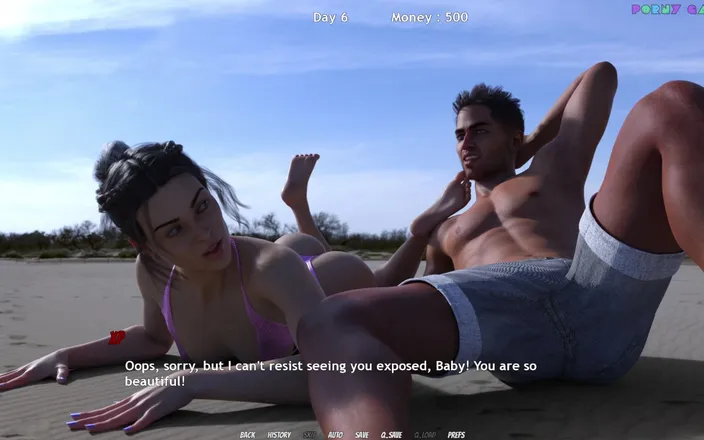 Porny Games: Lisa Total Investigation! by Dragofinder Studio - Beach Day and Sex...