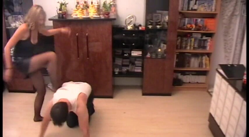 Femdom Austria: She is so pissed off with him